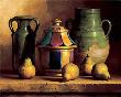 Moroccan Pottery With Pears by Loran Speck Limited Edition Pricing Art Print