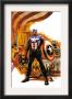 Captain America #41 Cover: Captain America Charging by Steve Epting Limited Edition Pricing Art Print