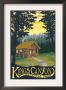 Kings Canyon Nat'l Park - Cabin Scene - Lp Poster, C.2009 by Lantern Press Limited Edition Print