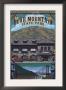 Bear Mountain State Park, New York - Bear Mountain Inn, C.2009 by Lantern Press Limited Edition Print