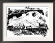 Timberline Lodge - Mt. Hood, Oregon Black And White, C.2008 by Lantern Press Limited Edition Print