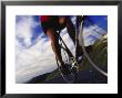 Person Riding Bicycle, Mt. Tamalpais, Ca by Robert Houser Limited Edition Print