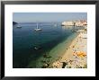 Old Town Beach And Harbour Area, Dubrovnik, Unesco World Heritage Site, Dalmatia, Croatia by Christian Kober Limited Edition Print