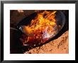 Cooking In Wok Over Camp Fire Simpson Desert, Australia by John Hay Limited Edition Print