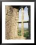 Detail Of Window In Weobley Castle, Gower Peninsula, West Glamorgan, Wales, United Kingdom by Julia Bayne Limited Edition Print