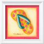 Pink Flip Flop Iv by Kathy Middlebrook Limited Edition Pricing Art Print