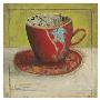 Red Tea Cup by Claire Lerner Limited Edition Pricing Art Print