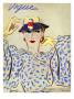 Vogue Cover - March 1935 by Eduardo Garcia Benito Limited Edition Print