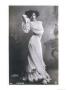 Polaire French Music Hall Entertainer In An Elegant White Dress by Paul Boyer Limited Edition Print