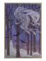 Snowman At Twilight by Florence Harrison Limited Edition Print