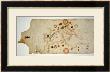 Miniature Nautical Map Of The Central Mediterranean, 1560 by Matteo Prunes Limited Edition Print