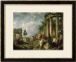Peasants Amongst Roman Ruins, 1743 by Giovanni Paolo Pannini Limited Edition Print
