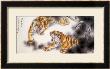 Fighting Tigers by Fangyu Meng Limited Edition Print