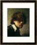 Head Of A Young Man Or Self Portrait, 1629 by Rembrandt Van Rijn Limited Edition Print