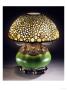 A Rare 'Pebble' Leaded Glass Stone Bronze And Blown Glass Table Lamp by Maurice Bouval Limited Edition Print