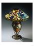 A 'Clematis' Leaded Glass And Bronze Table Lamp by Guiseppe Barovier Limited Edition Print