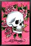 Ed Hardy - Pink Skull & Roses by Ed Hardy Limited Edition Print