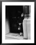 Fan Of Actress Grace Kelly Waiting Outside Kelly's Apartment For A Sight Of Her Idol by Lisa Larsen Limited Edition Print
