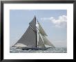 Mariquita Under Sail During Round The Island Race, The British Classic Yacht Club Regatta by Rick Tomlinson Limited Edition Print