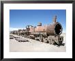 Cementerio De Trenes, Steam Engine Relics In Desert, Uyuni, Southwest Highlands, Bolivia by Tony Waltham Limited Edition Print