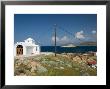 Agios Pantelemonos Waterfront Church, Gavathas, Lesvos by Walter Bibikow Limited Edition Pricing Art Print
