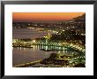 Late Evening View Over Menton, Alpes Maritimes, Provence, France, Mediterranean by Sergio Pitamitz Limited Edition Print