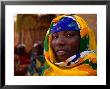 Woman In Traditional Dress With Tribal Face Markings, Niger by Oliver Strewe Limited Edition Print