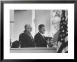 President John F. Kennedy Stands At His Inauguration Ceremonies With His Father Joseph P. Kennedy by Joe Scherschel Limited Edition Pricing Art Print