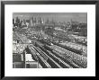 Aerial View Overlooking Network Of Tracks For 20 Major Railroads Converging On Union Station by Andreas Feininger Limited Edition Print