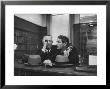 Sen. Lyndon B. Johnson Talking With Lawyer John B. Connally At Opening Of The Sam Rayburn Library by Thomas D. Mcavoy Limited Edition Print