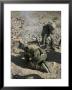 Two Mortarman At Marine Corps Air-Ground Combat Center, Twentynine Palms, California by Stocktrek Images Limited Edition Print