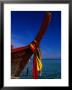 Bow Of Traditional Longtail Boat With Coloured Cloth To Appease Sea Spirits, Thailand by Kraig Lieb Limited Edition Print