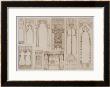 Islamic And Moorish Design For Shutters And Divans, From Art And Industry by Jean Francois Albanis De Beaumont Limited Edition Print