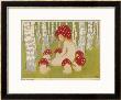 Creatures Of The Woods In Their Toadstool Hats by Ed. Okun Limited Edition Pricing Art Print