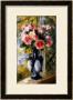 Roses In A Blue Vase, 1892 by Pierre-Auguste Renoir Limited Edition Print