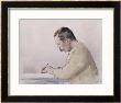 Sir Arthur Conan Doyle British Physician And Writer In South Africa In 1900 by Mortimer Menpes Limited Edition Pricing Art Print