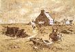Village En Bretagne by Maurice Lemaitre Limited Edition Print