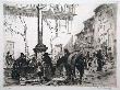 La Fontaine À Gattières (Alpes Maritimes) by Paul-Emile Lecomte Limited Edition Pricing Art Print