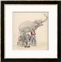 Circus Elephants And Their Trainer by Jules Garnier Limited Edition Print