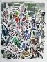 Les Joueurs De Cartes by Gen Paul Limited Edition Print