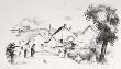 L'entree Du Village by Robert Lotiron Limited Edition Pricing Art Print