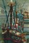 Le Guilvinec, Chalutiers A Maree Haute by Michel King Limited Edition Print