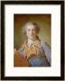 Portrait Of Jean-Georges Noverre by Jean-Baptiste Perroneau Limited Edition Print