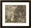 The Rake's Progress 4. Arrested For Debt In Whitehall As He Is On His Way To Court by William Hogarth Limited Edition Print