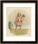 Small Girl Makes One Of Her Dolls Stand In The Corner As A Punishment For Misbehaving by Ida Waugh Limited Edition Print