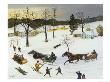 Sleighing In The Snow by Konstantin Rodko Limited Edition Print