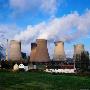 Houses And Power Station Towers In Rugely, United Kingdom by Chris Mellor Limited Edition Print