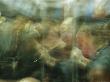 Time-Exposed Shot Of Passengers On A Crowded Paris Metro Train by Stephen Sharnoff Limited Edition Print