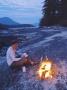 Camping In The Cuttle Islets Near The Acous Peninsula, British Columbia, Canada by Mike Tittel Limited Edition Print