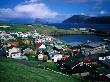 View Over The Town Of Skopun On Sandoy Island, Faroe Islands by Cornwallis Graeme Limited Edition Print